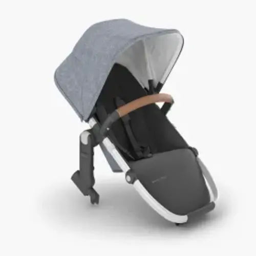 RumbleSeat V2+ Gregory - Blue Mélange | Silver Frame | Saddle Leather