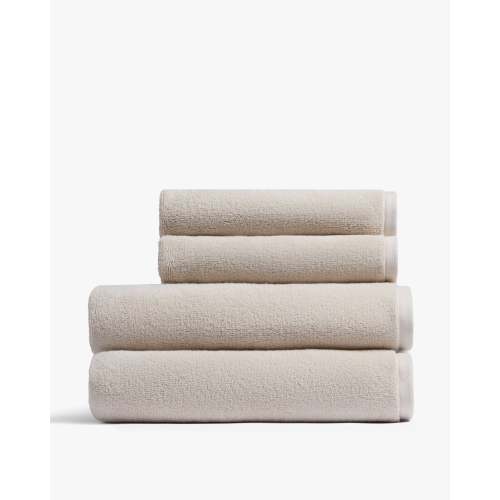 2+2 Organic Plush Bath Bundle - Bone