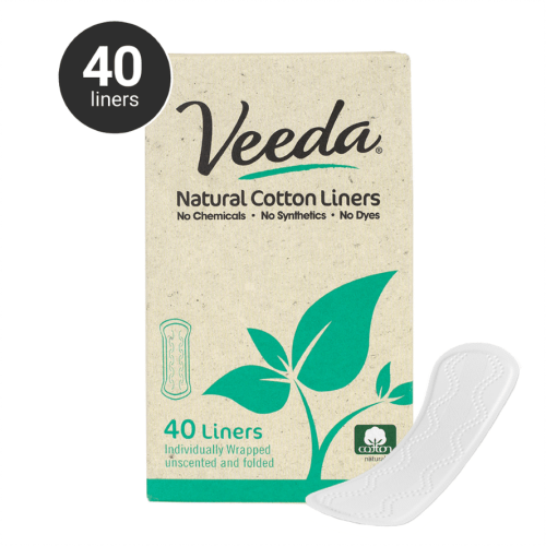 Natural Cotton Breathable Panty Liners – Veeda USA