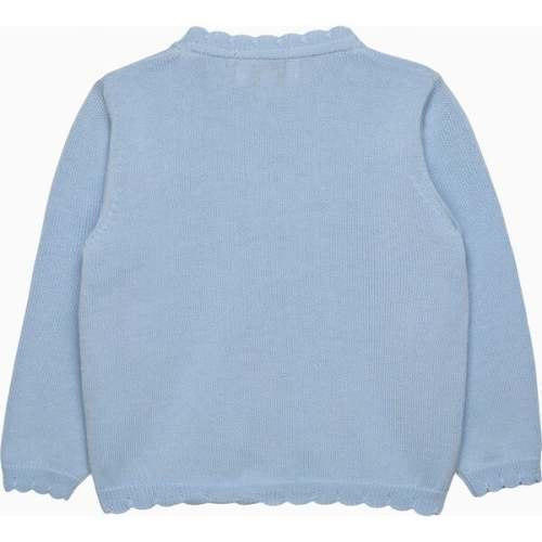 Swimming Duck Cardigan Cornflower Blue - Trotters London | Maisonette