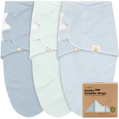 3-Pack Soothe (Wren) Swaddle Wraps (Glacier)