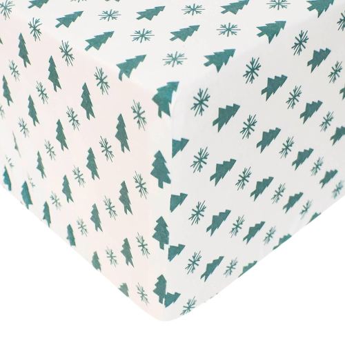 Premium Knit Baby Crib Sheets for Boys and Girls by Copper Pearl: Breathable and Soft, Fitted Crib Sheets for Standard Baby Mattresses, Crib Sheet for Baby Registry or Shower Gift, Alps