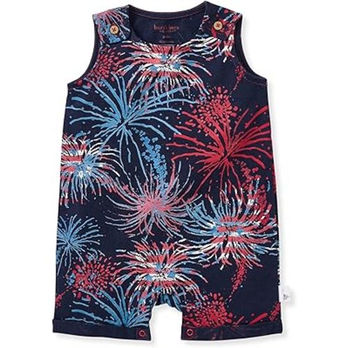 Burt's Bees Baby baby-boys Sleeveless Romper, 100% Organic Cotton One-piece Romper Suit
