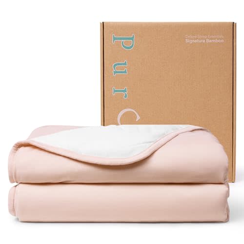 PurComfy Supersoft Toddler Comforter, Premium Bamboo Viscose Crib Blanket, Breathable 1.0 Tog Crib Quilt for All Seasons 39"×55"