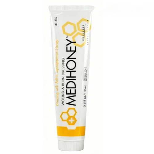 Medihoney Wound Geland & Burn Dressing from Derma Sciences, Helps Minimize Scars, 3.5 fl oz/100ml, Makeup Organizers，Healing gel