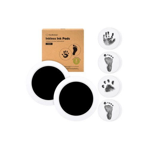 2-Pack Round Inkless Ink Pads, Medium