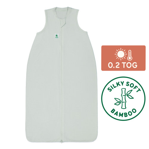 Sleeping Bag / 0.2 Tog Sleeveless / Jade Mist (Bamboo)