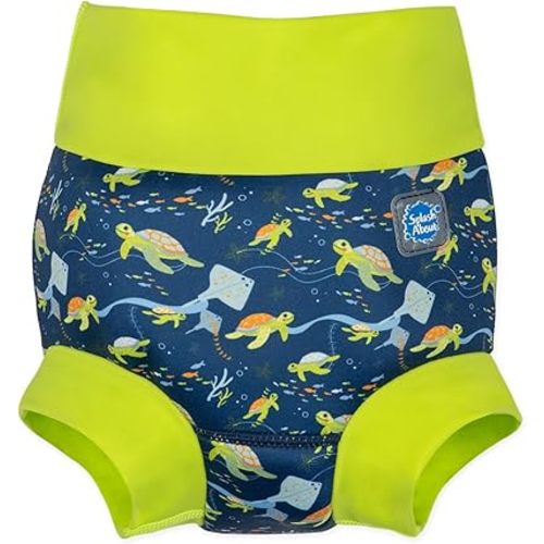 Splash About Happy Nappy Swim Diaper, Turtle Tide, 6-12 Months