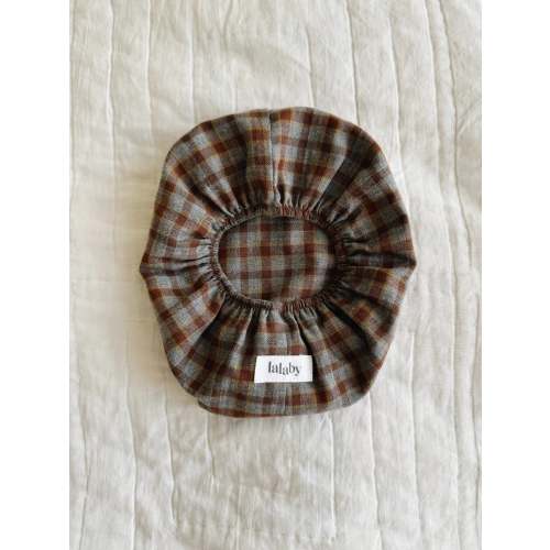 Wet wipe cover grey check