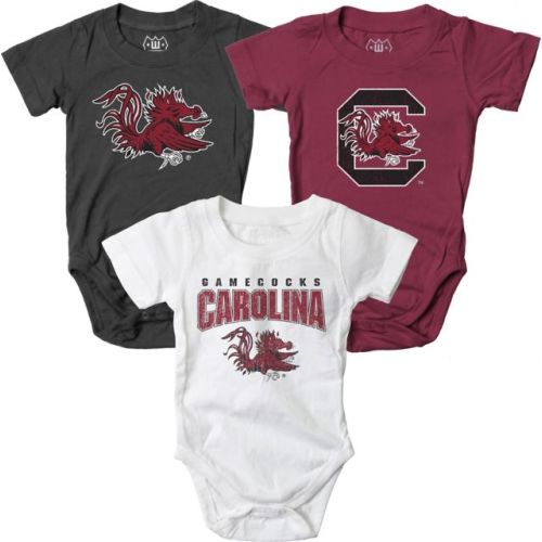 University of South Carolina Infant Bodysuit 3-Pack | Wes & Willy | University of South Carolina Addams