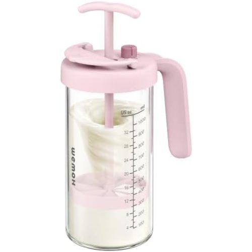 Borosilicate Glass Breast Milk Pitcher with Upgraded Mixer, 32oz