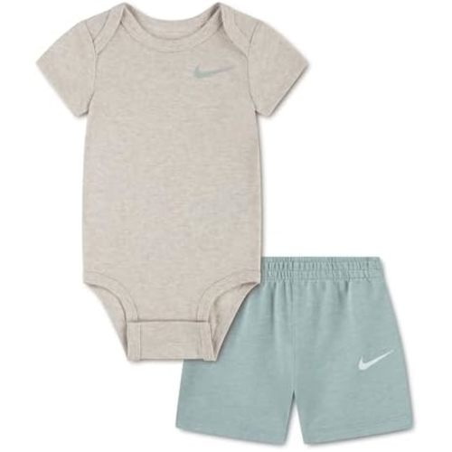 Nike Baby Essentials Bodysuit and Shorts 2-piece Outfit Set