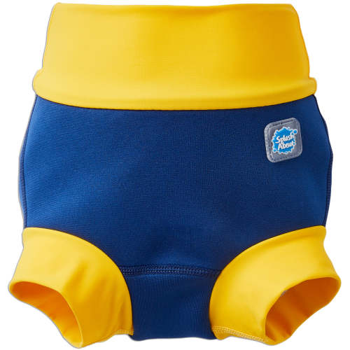 Happy Nappy Duo™ Swim Diaper Navy Yellow