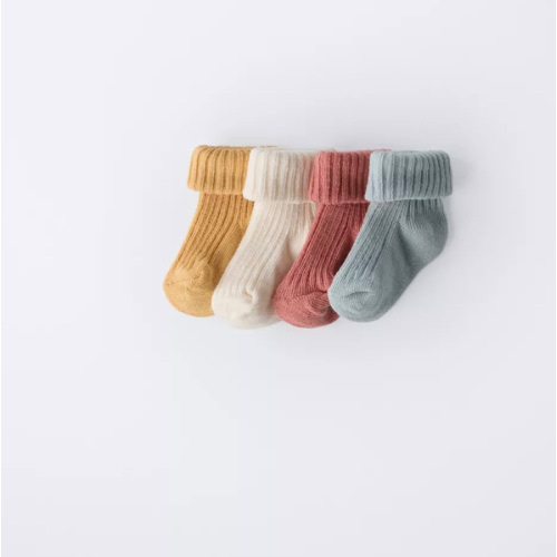 FOUR-PACK OF SOCKS WITH COLORED BOX - Multicolored | ZARA United States