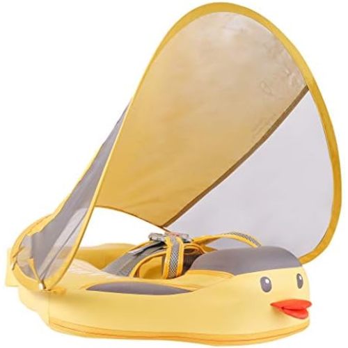 Mambobaby Float with Canopy, UPF 50+ Baby Swim Float