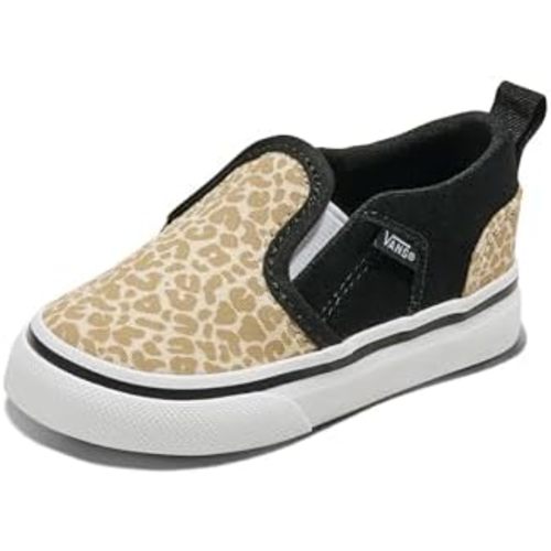 Vans Kids' Asher Slip-on Shoe - Girls' Sneakers for Everyday Wear, Walking, School & Fashion