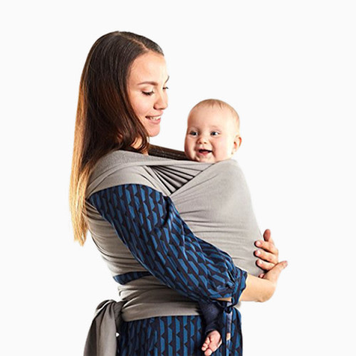 Serenity Light Baby Wrap Carrier - Light Grey