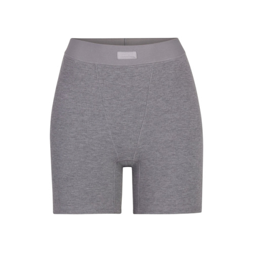 SKIMS Soft Lounge - Boxer in Heather Grey