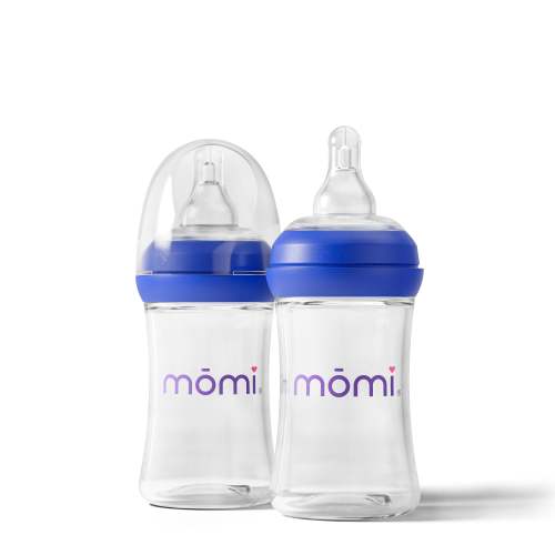 momi vibes breast-like bottle sets - lapis