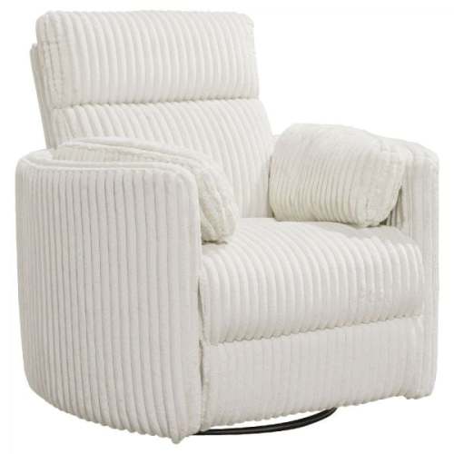 Raggio Power Swivel Recliner - Mega Ivory | by PL Heritage Furniture