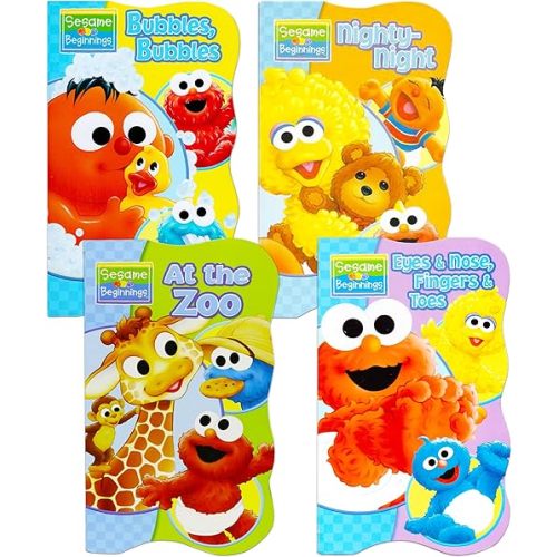 Sesame Street Beginnings Board Books - Set of Four