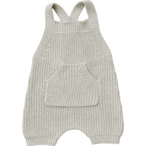 Heather Grey Pocket Knit Overalls – Mebie Baby