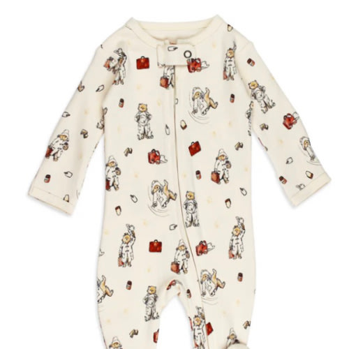 Adventure Paddington™ | Organic Zipper Footie – L'ovedbaby