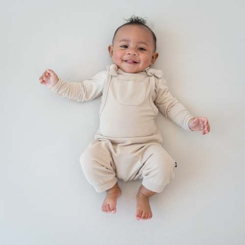 Bamboo Jersey Overall in Bisque