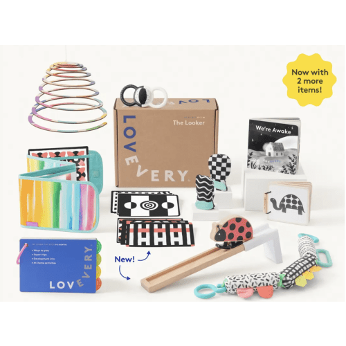 The Lookers Play Kit 0-12yrs
Help your newborn form new brain connections as they strengthen their vision and build body awareness. Included Play Guide with essential ways to play & tips.