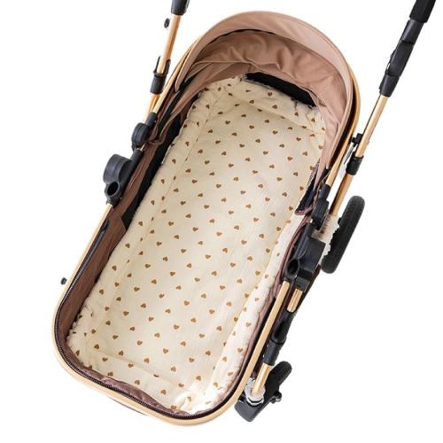 Breathable Baby Stroller Pad Cushion Thicked Chair Trolley Pad Protective Pushchair Liner Comfortable Mat for Toddlers Pushchair Cover