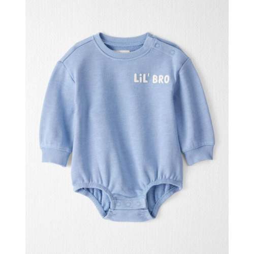 Baby Boy Organic Cotton Lil' Bro Bubble - Little Planet | Carter's