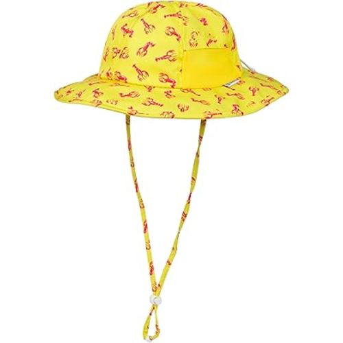 SwimZip Wide Brim Sun Hat | UPF 50+ Protection for Baby, Toddler, and Kids