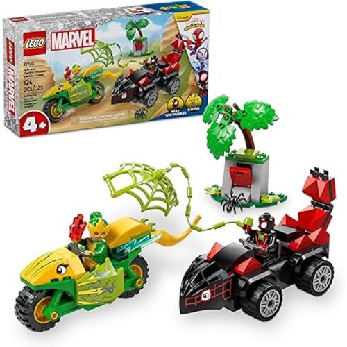 LEGO Marvel Team Spidey Web Spinner Headquarters Building Toy - Spidey and His Amazing Friends Toys Playset for Boys & Girls, Ages 4+ - Gift for Birthday - 10794
