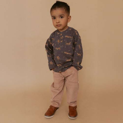 Organic Corduroy Pant - Taupe