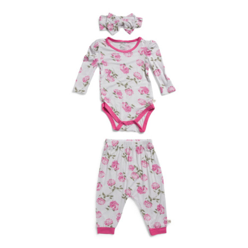 Newborn Girls 2pc Hydrangea Print Top And Joggers Set With Headband | Baby | Marshalls
