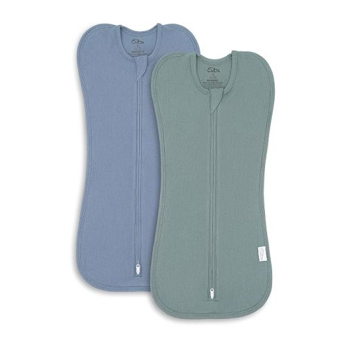 Comfy Cubs Swaddle Blanket with Zipper 2 Pk S - Nomadic Blue, Azul