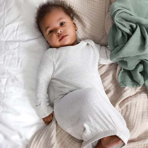 3-Pack Baby Neutral Brown & Grey Lap Shoulder Gowns – Gerber Childrenswear