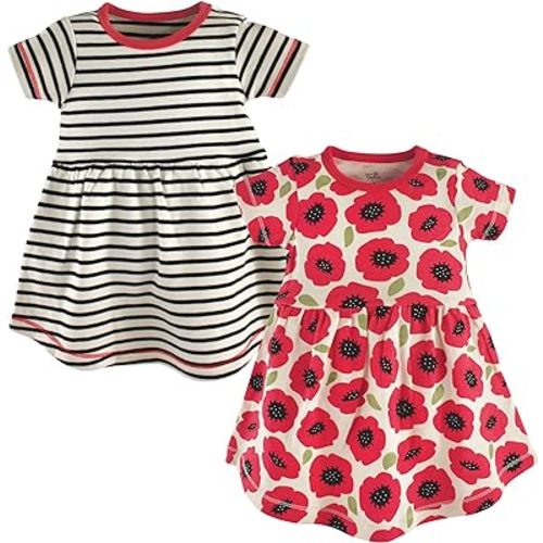 Touched by Nature Girls, Toddler, Baby and Womens Organic Cotton Short-Sleeve and Long-Sleeve Dresses