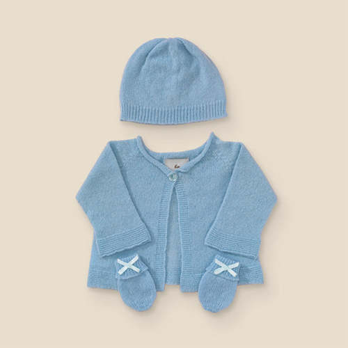 Baby Christening Shawl – Hand Finished Fern & Lace Design