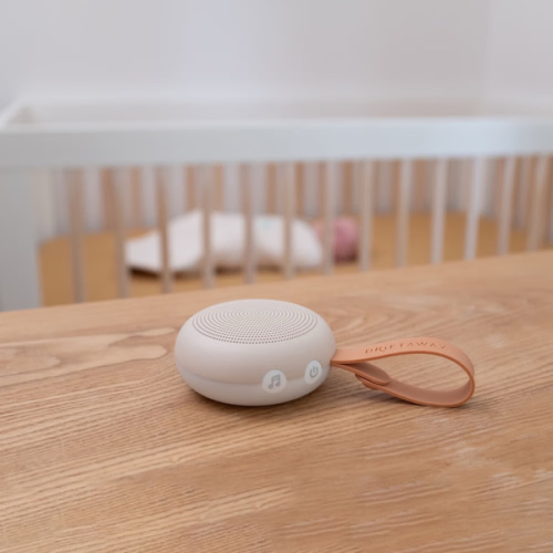 Ergopouch Driftaway Portable White Noise Machine Taupe | Night Lights | Baby Bunting AU