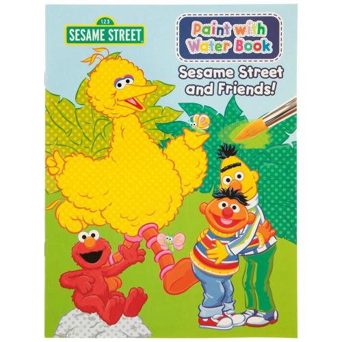 Sesame Street Paint With Water Coloring Book