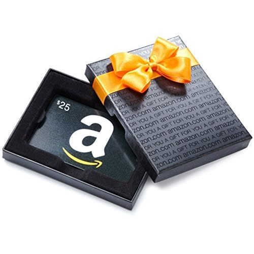 Amazon.com Gift Card in a Black Gift Box (Various Card Designs)