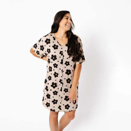 Women's Nightgown - Gemma In Tan