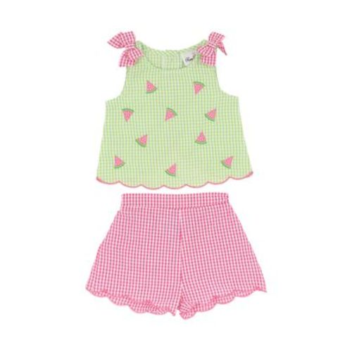 Baby Girls Lemon Seer Shorts Set