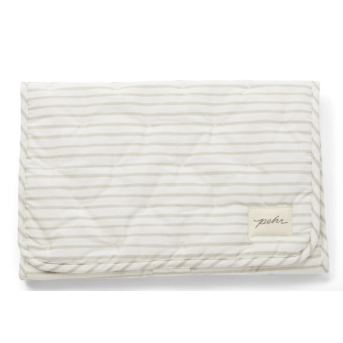 Striped On the Go Portable Changing Pad
