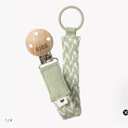 BIBS Pacifier Clip - Sage/Ivory: Safe and Stylish – Bibsworld store US