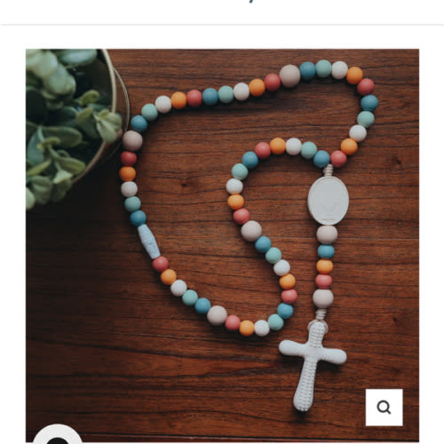 Silicone Baby Rosary | God’s Grace | Chews Life