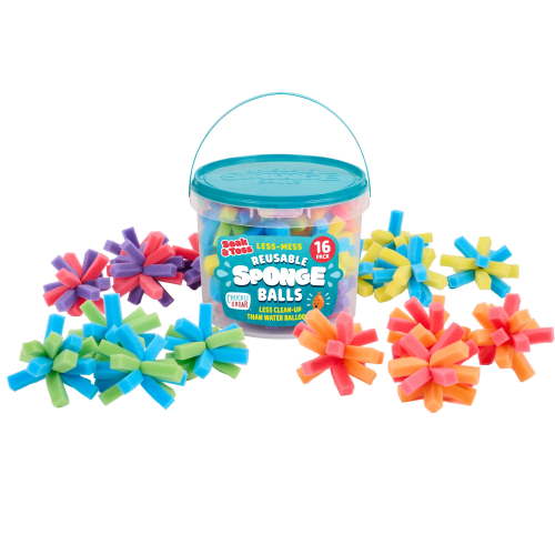 Chuckle & Roar Reusable Sponge Balls Soak & Toss Fun for Children Ages 3+, by Buffalo Games