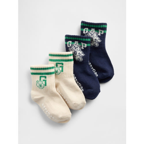 Baby & Toddler Brannan Bear Varsity Logo Crew Socks (2-Pack)