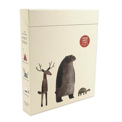 Jon Klassen's Hat Box: Books 1-3 (Keepsake Box Set Containing Three Clever Picture Books Plus a Frameable Print) (The Hat Trilogy)
